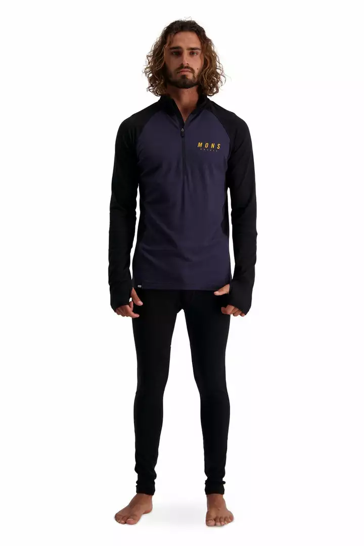 Mons Royale Men's OLYMPUS HALF ZIP - Winter 2021/2022