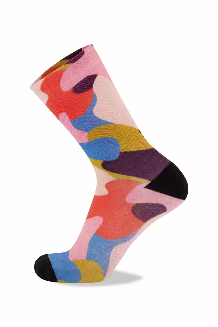 Mons Royale Atlas Merino Crew Sock Digital - Summer 2022