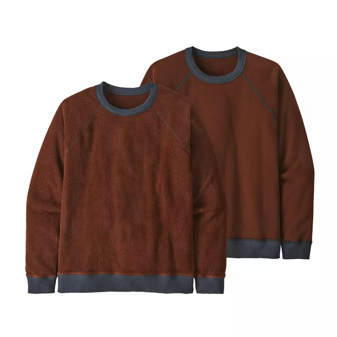 Patagonia Men's Reversible Shearling Fleece Crew- Fall 2021