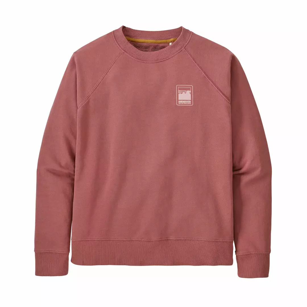 Patagonia Women's Alpine Icon Regenerative Organic Cotton Crew Sweatshirt - Fall 2021