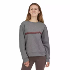 Patagonia Women's Ridge Rise Stripe Uprisal Crew Sweatshirt - Fall 2021